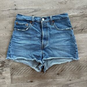 Levi's Classic Blue Jean Shorts